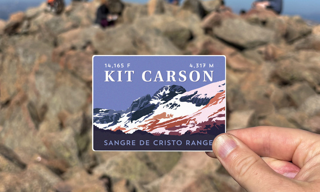 Kit Carson Peak Colorado 14er Sticker