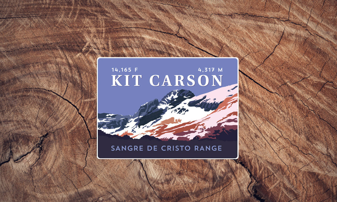 Kit Carson Peak Colorado 14er Sticker
