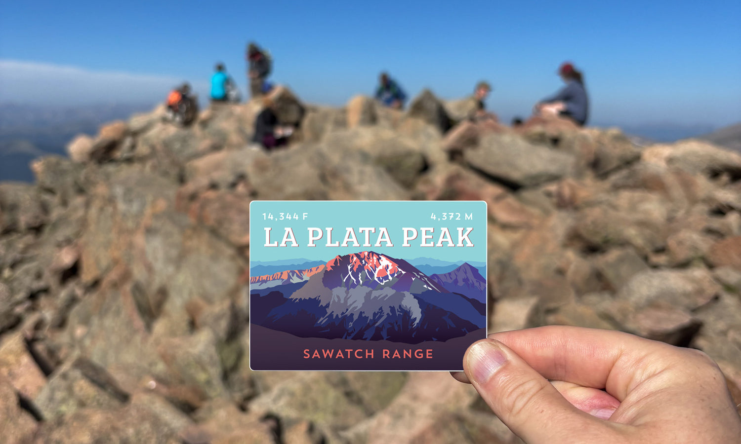 La Plata Peak Colorado 14er Sticker