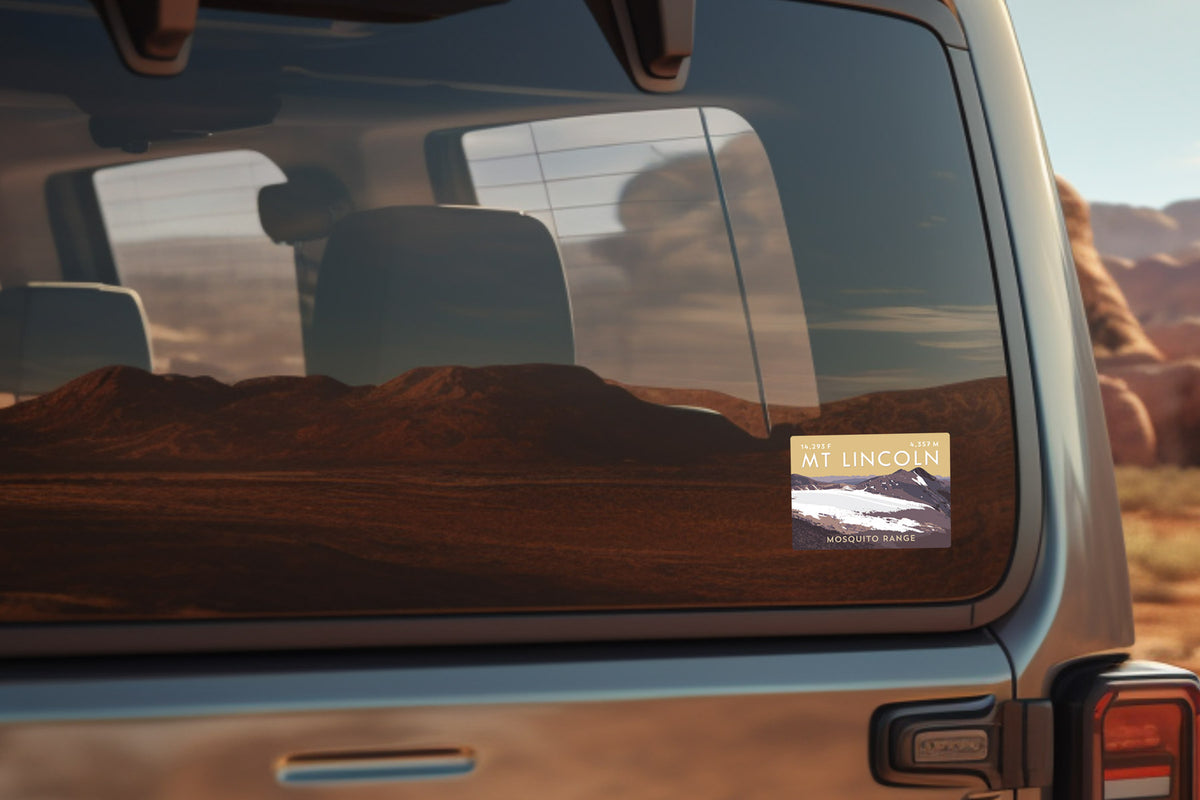 Mount Lincoln Colorado 14er Sticker