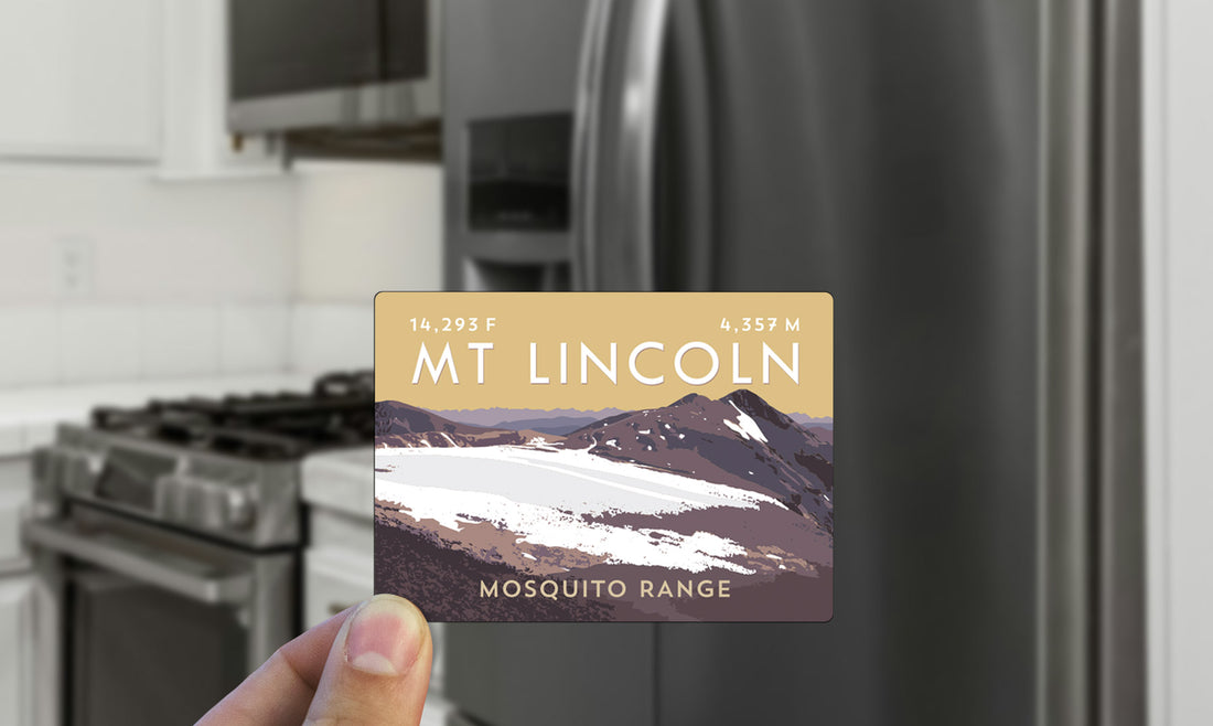 Mount Lincoln Colorado 14er Magnet