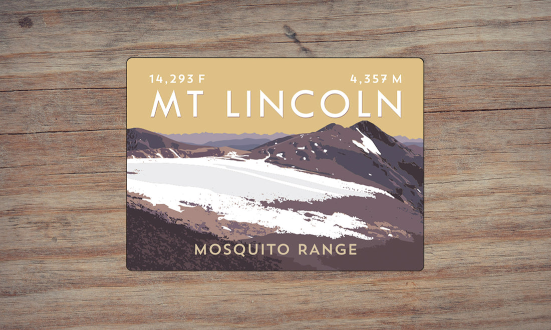 Mount Lincoln Colorado 14er Magnet