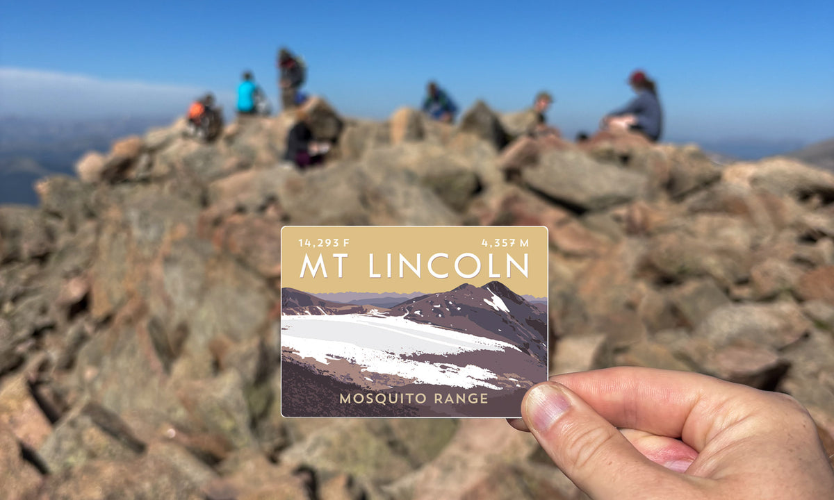 Mount Lincoln Colorado 14er Sticker