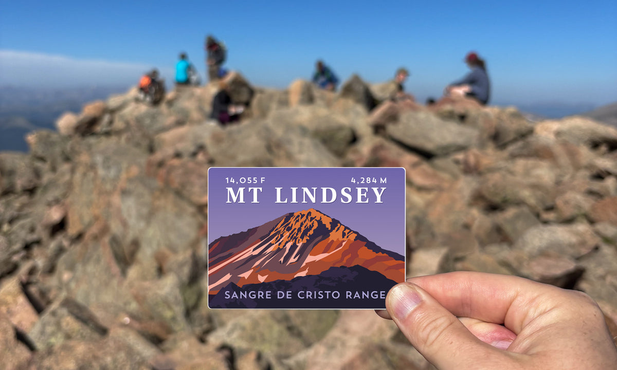 Mount Lindsey Colorado 14er Sticker