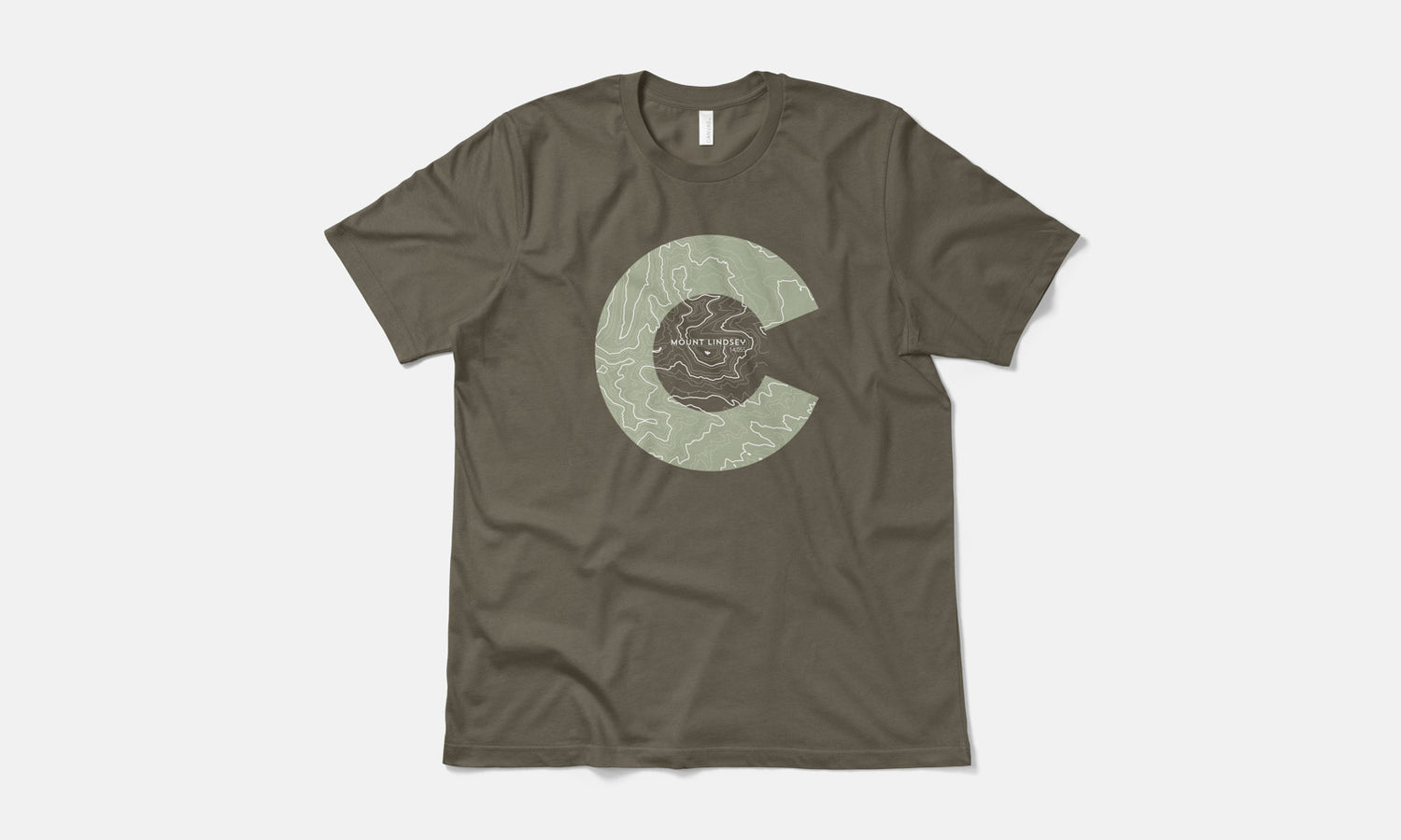 Mount Lindsey Topo 14er Shirt