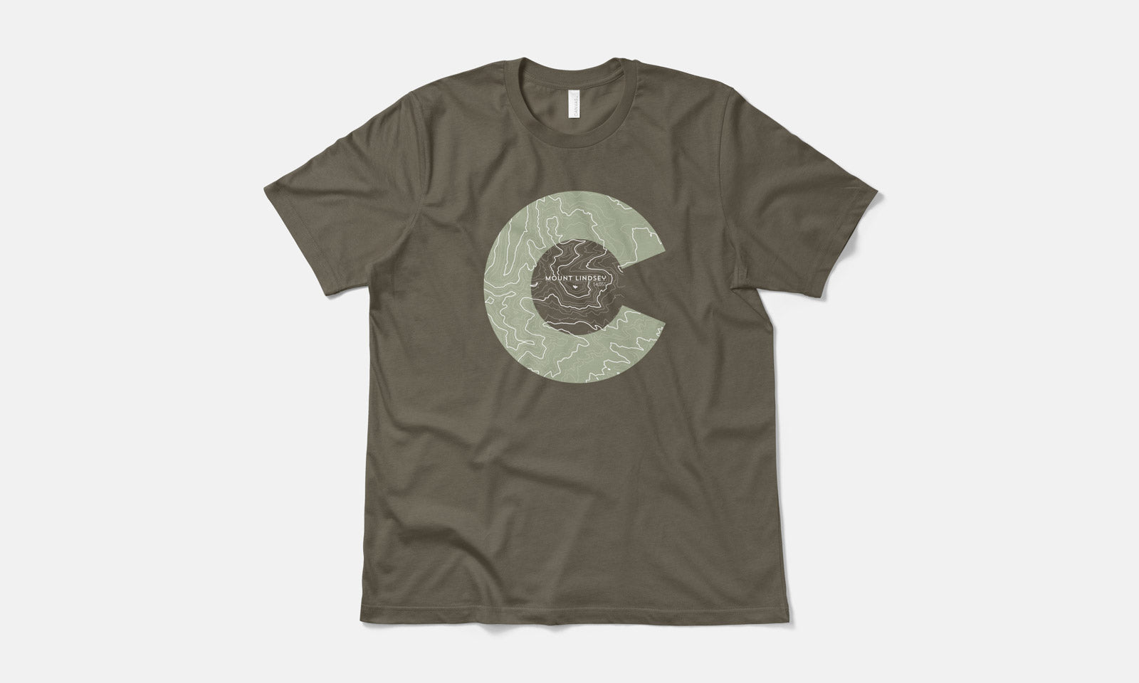 Mount Lindsey Topo 14er Shirt