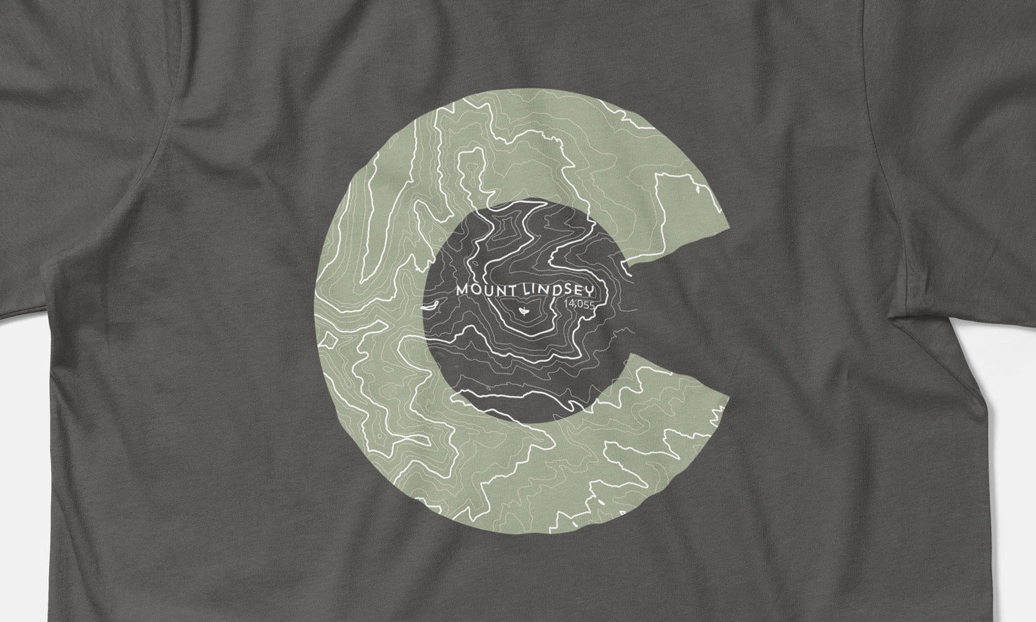 Mount Lindsey Topo 14er Shirt