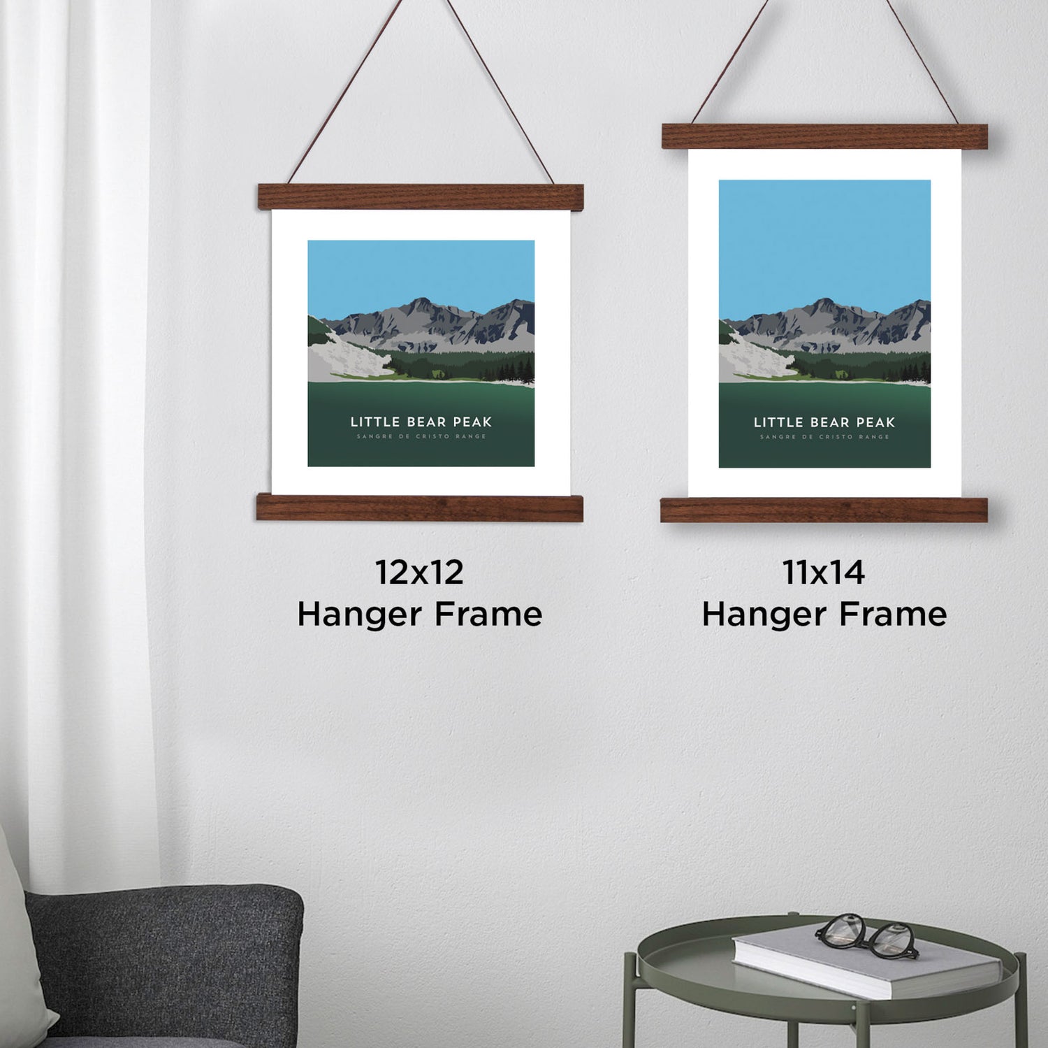 Little Bear Peak Colorado 14er Hanger Framed Art Print