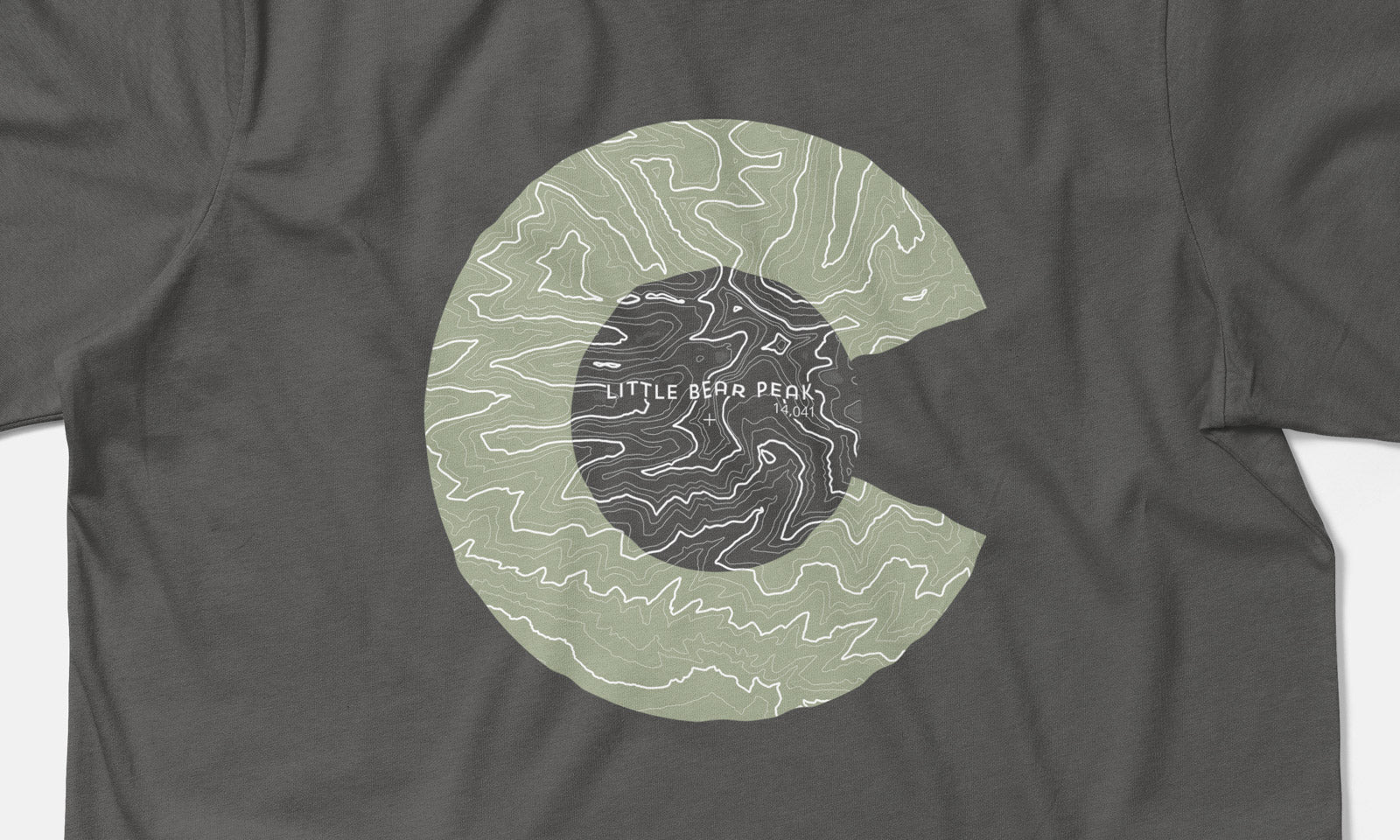 Little Bear Peak Topo 14er Shirt