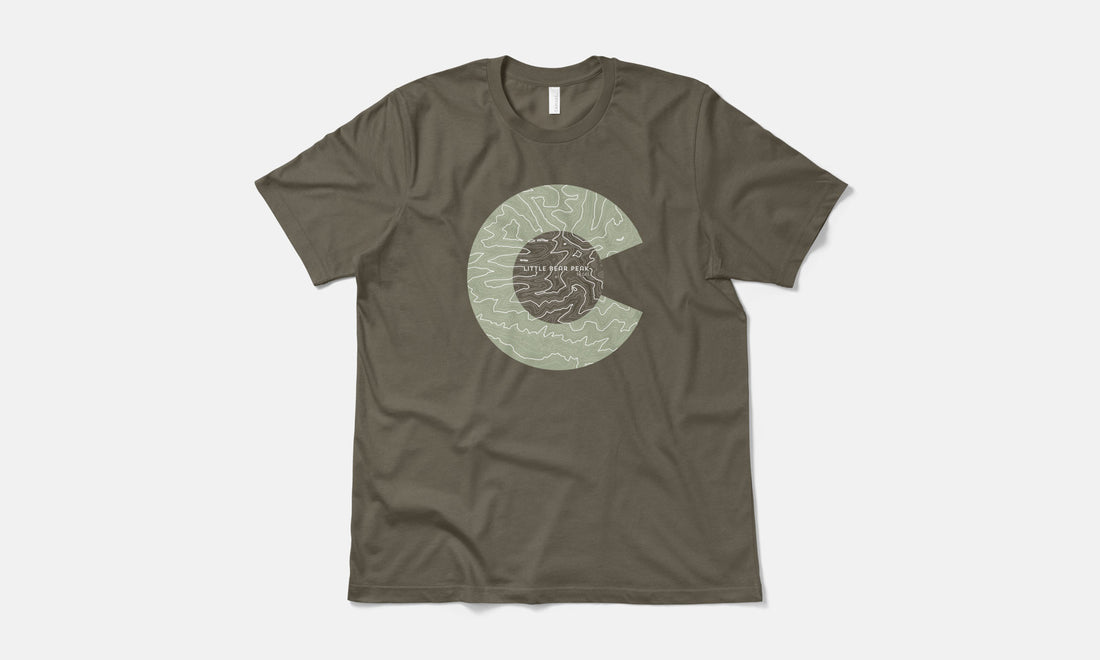 Little Bear Peak Topo 14er Shirt