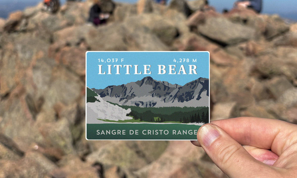 Little Bear Peak Colorado 14er Sticker