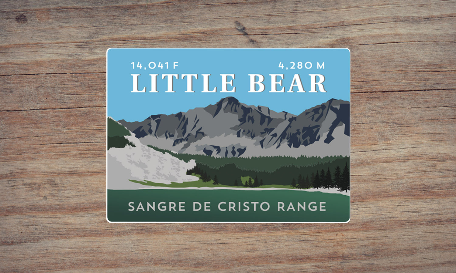 Little Bear Peak Colorado 14er Sticker