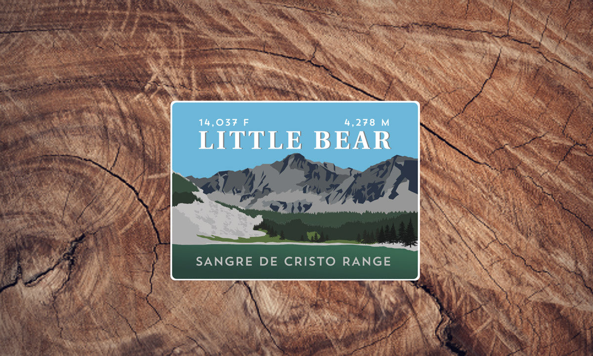 Little Bear Peak Colorado 14er Sticker