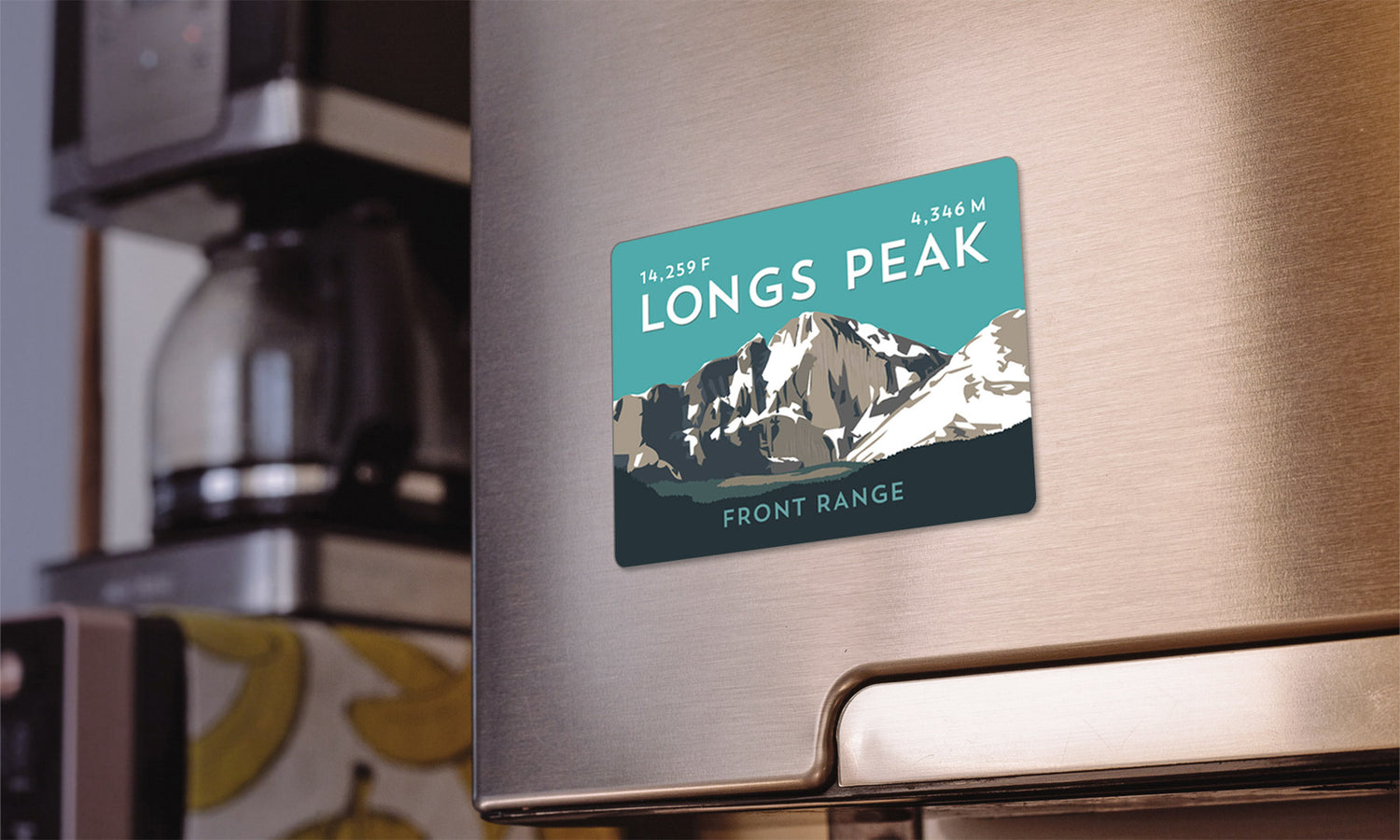 Longs Peak Colorado 14er Magnet