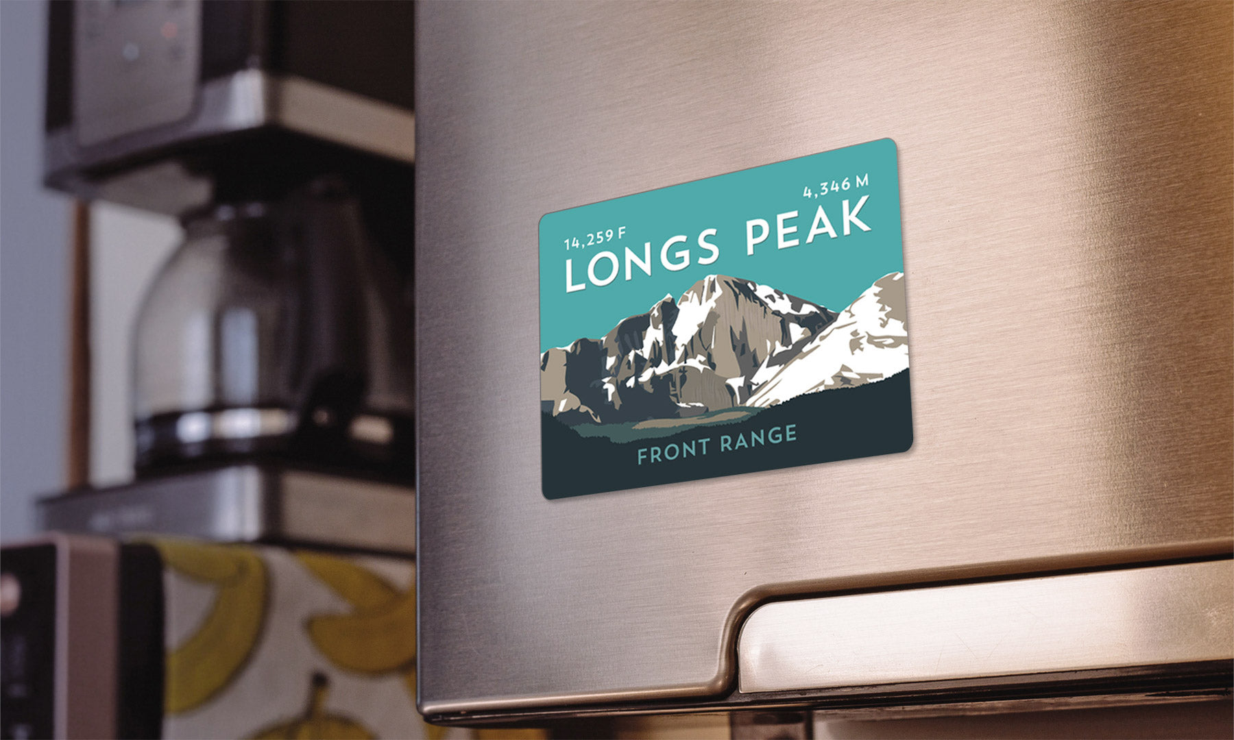 Longs Peak Colorado 14er Magnet
