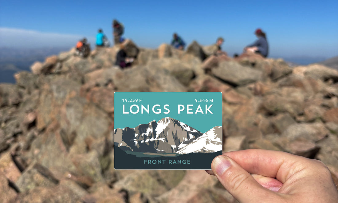 Longs Peak Colorado 14er Sticker