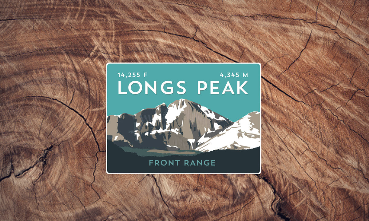 Longs Peak Colorado 14er Sticker