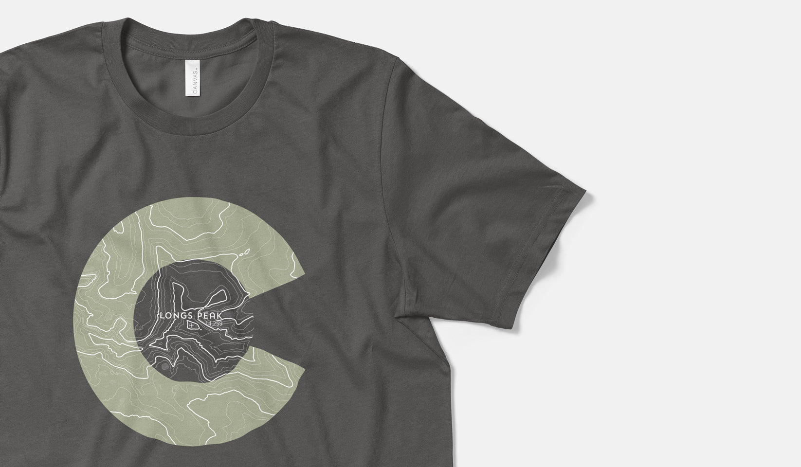 Longs Peak Topo 14er Shirt
