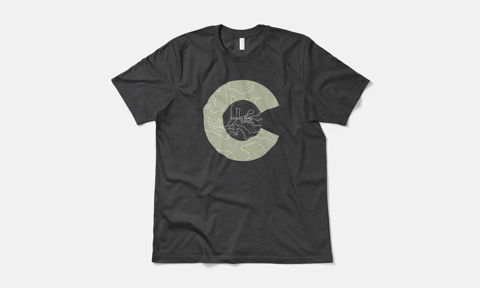 Longs Peak Topo 14er Shirt