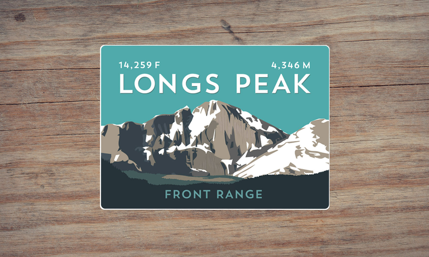 Longs Peak Colorado 14er Sticker