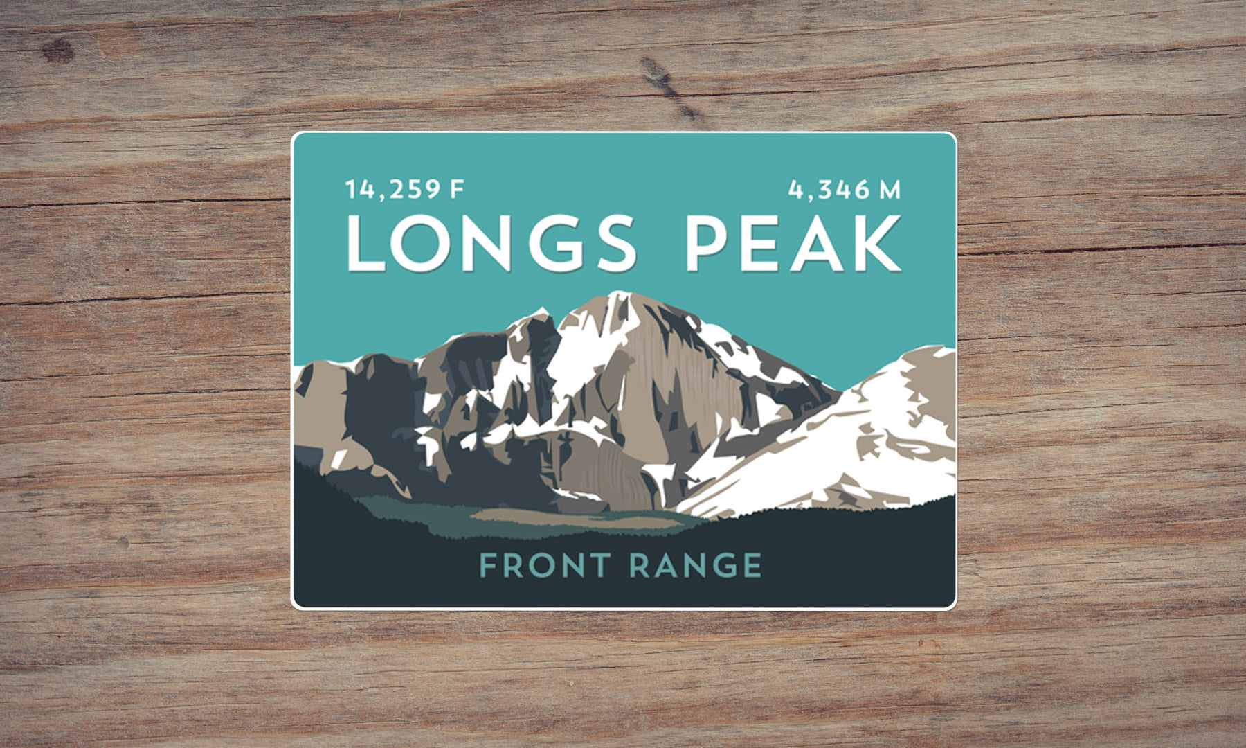Longs Peak Colorado 14er Sticker