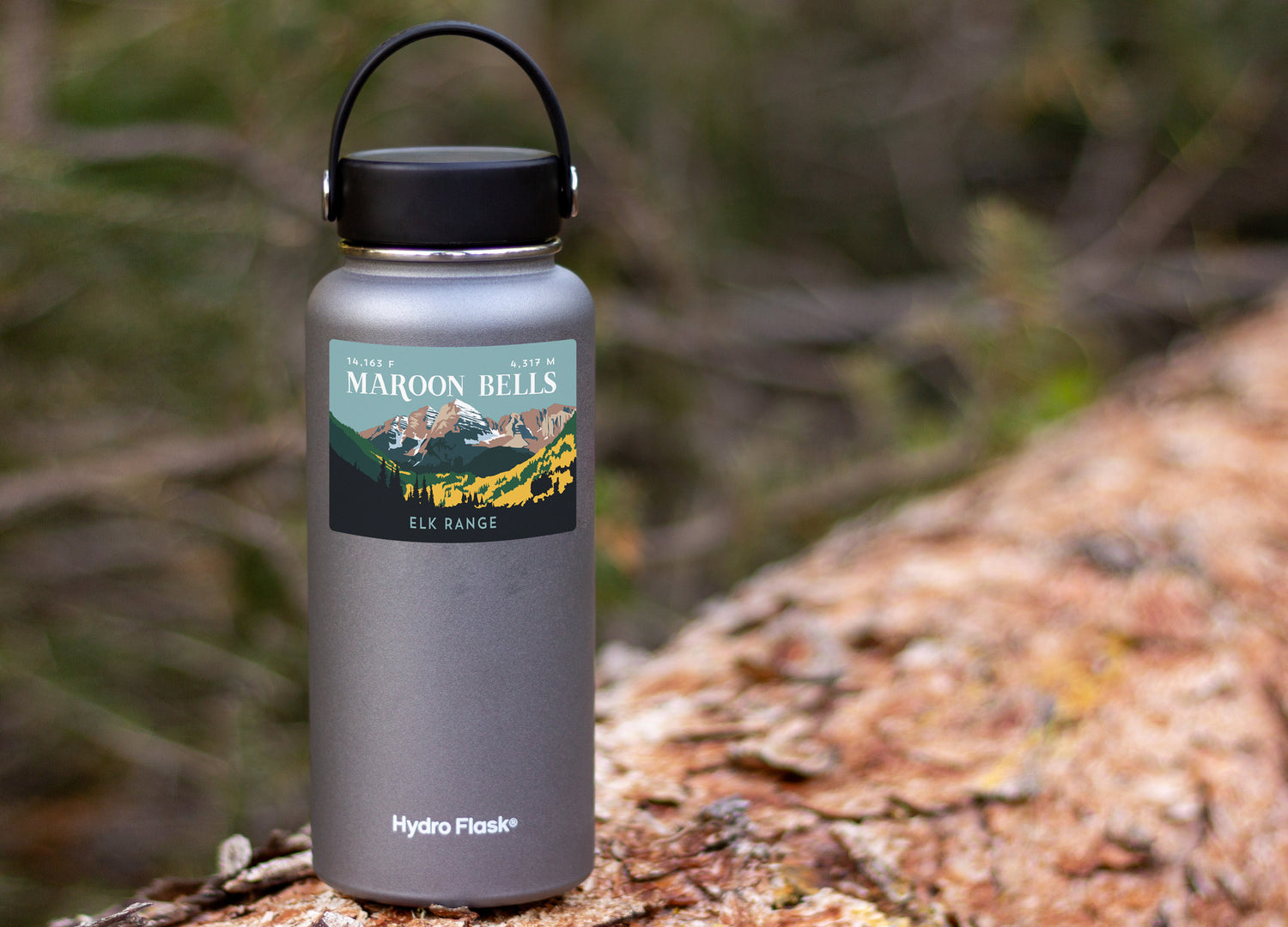 Maroon Bells Colorado 14er Sticker