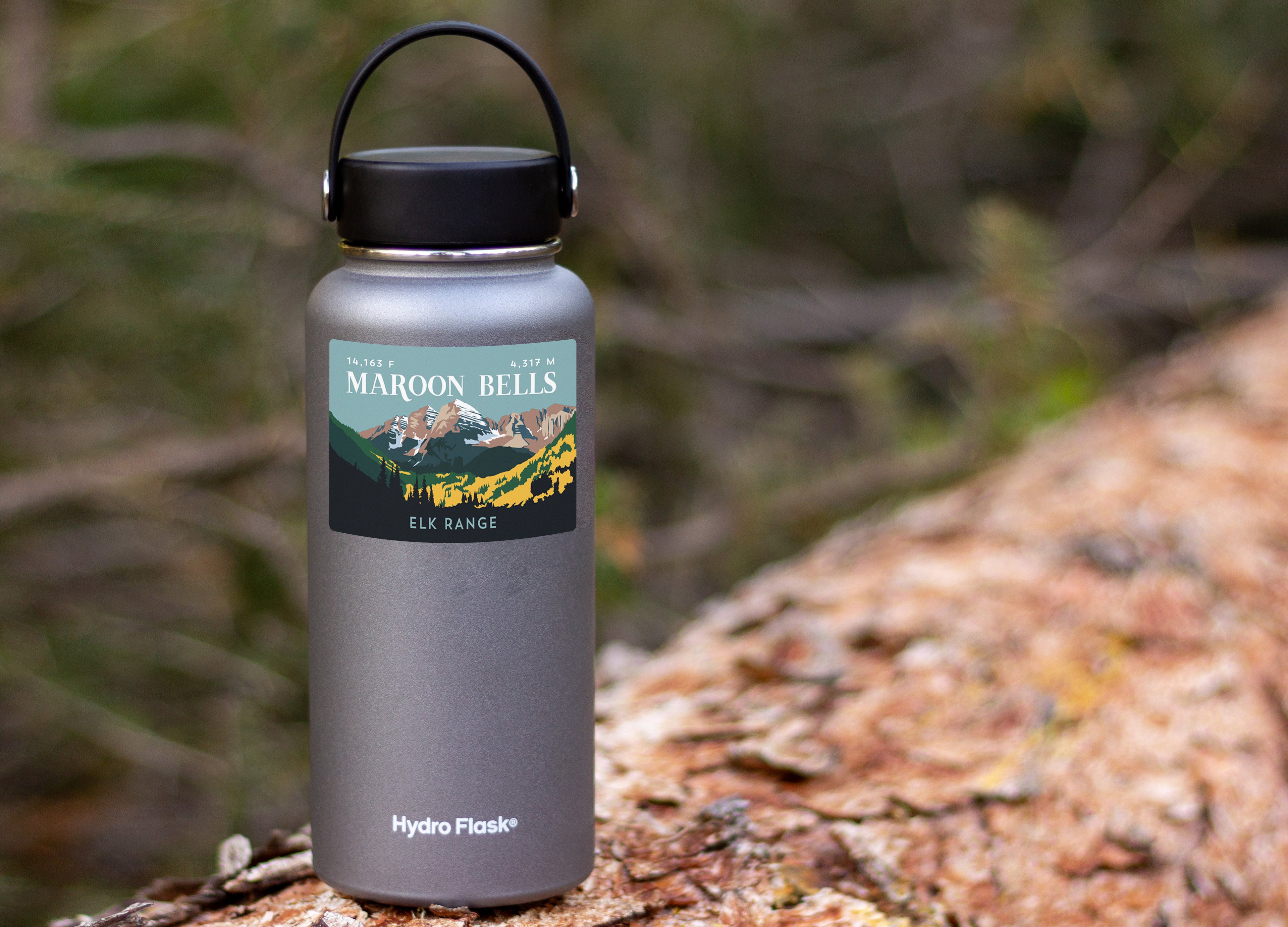 Maroon Bells Colorado 14er Sticker