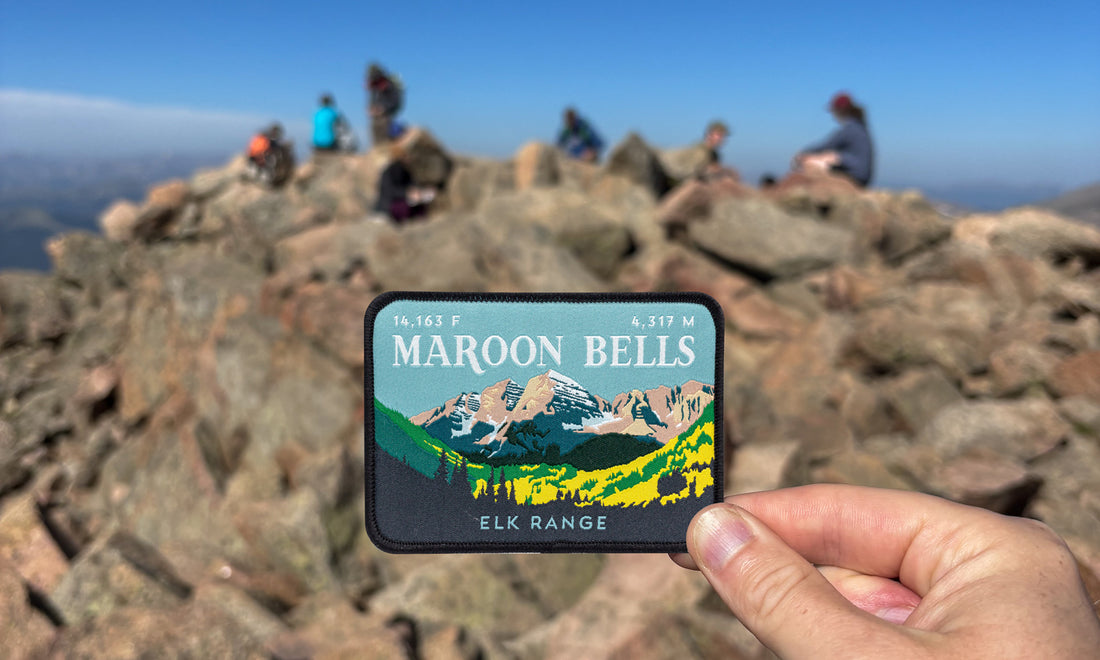 Maroon Bells Colorado 14er Patch