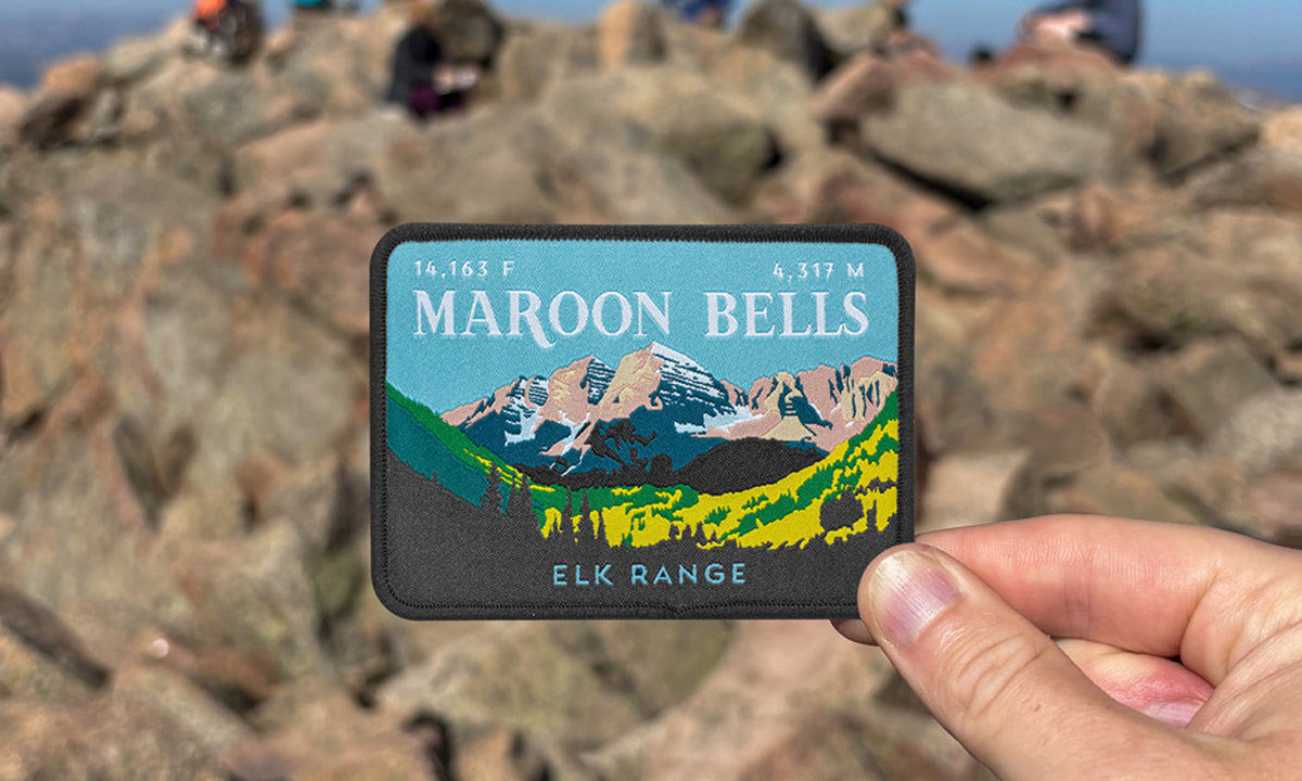 Maroon Bells Colorado 14er Patch