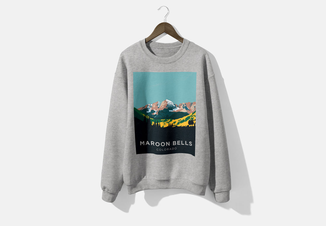 Maroon Bells Colorado 14er Sweatshirt