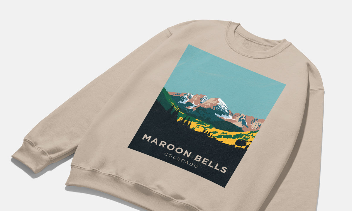 Maroon Bells Colorado 14er Sweatshirt