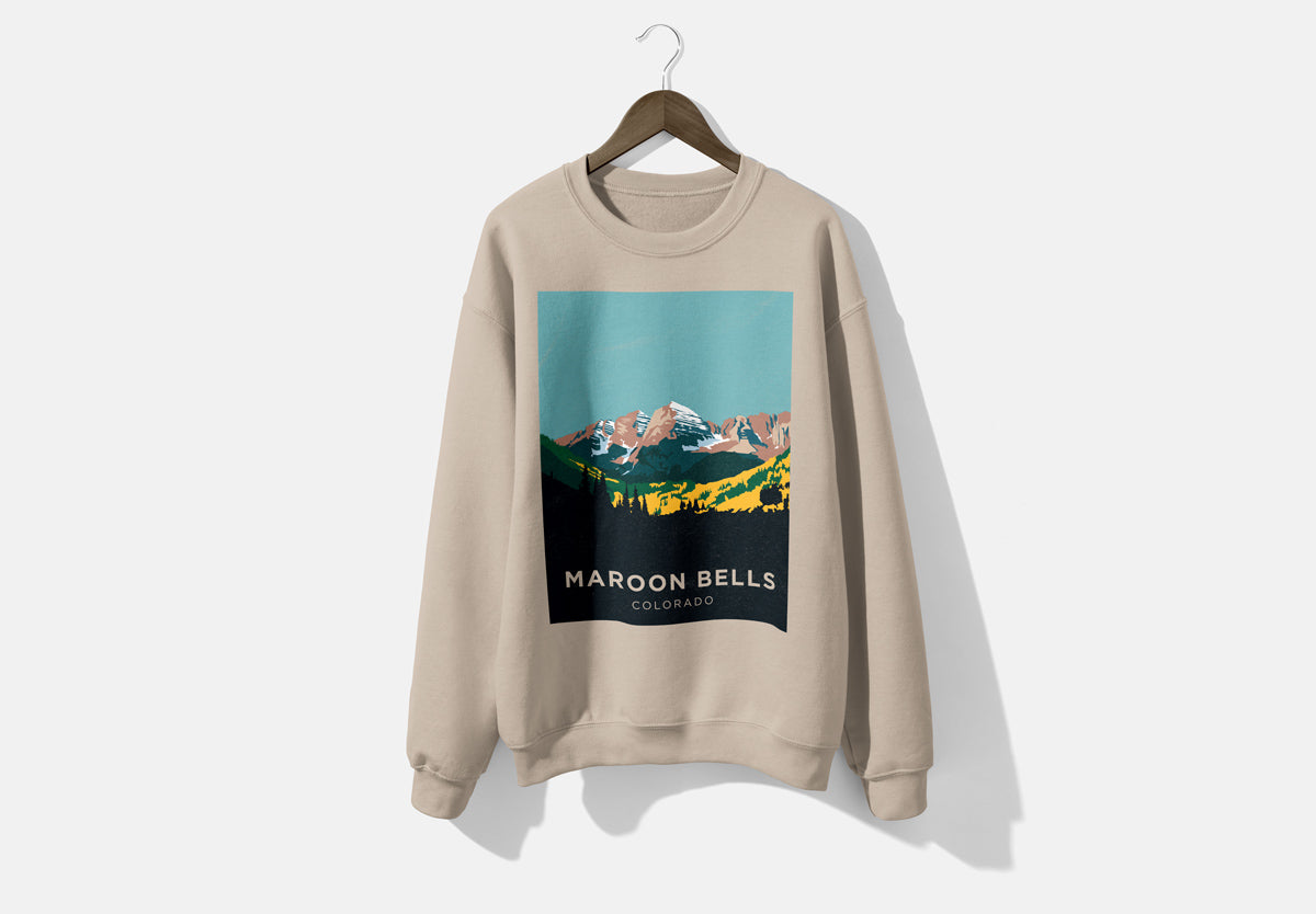 Maroon Bells Colorado 14er Sweatshirt