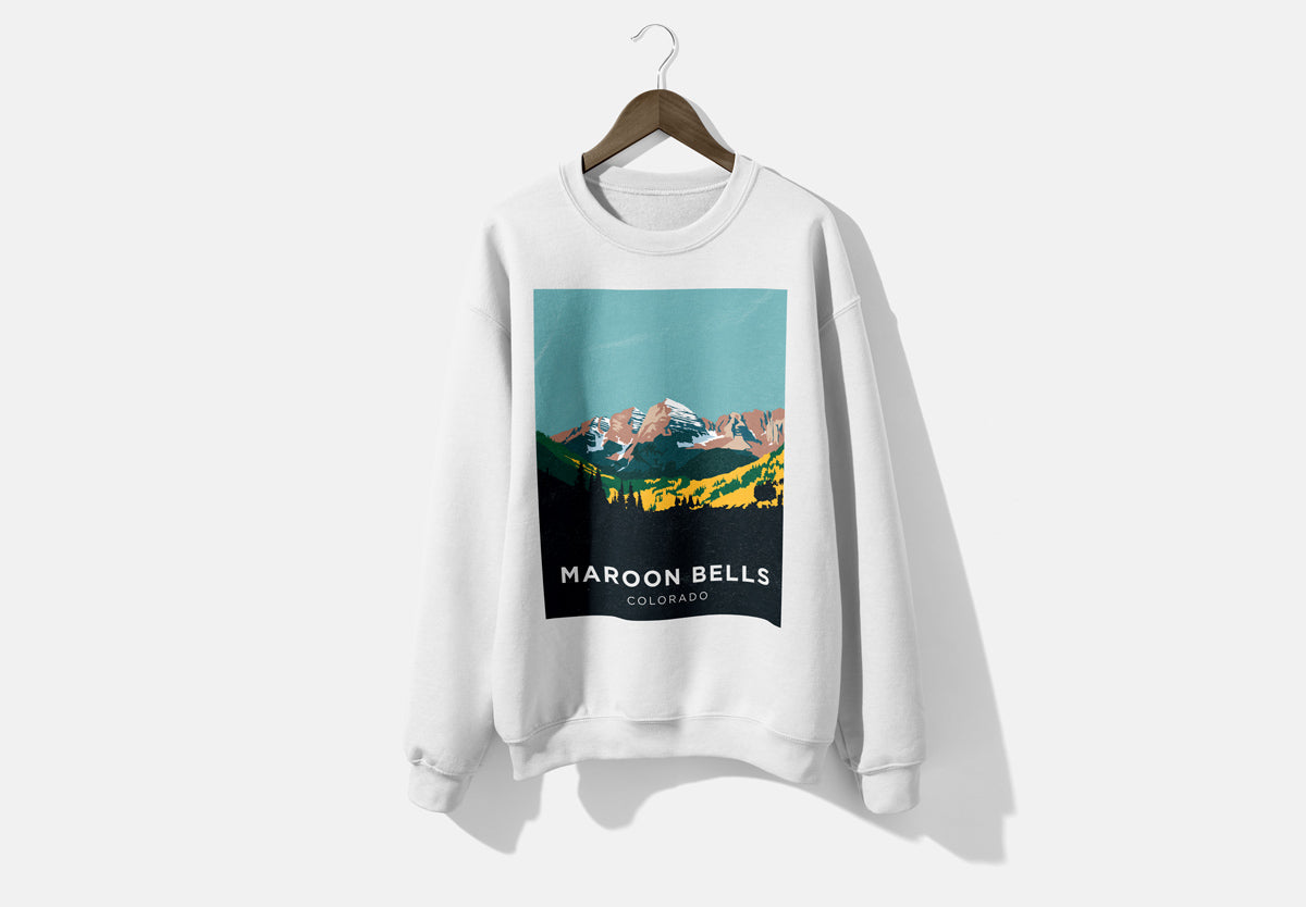 Maroon Bells Colorado 14er Sweatshirt