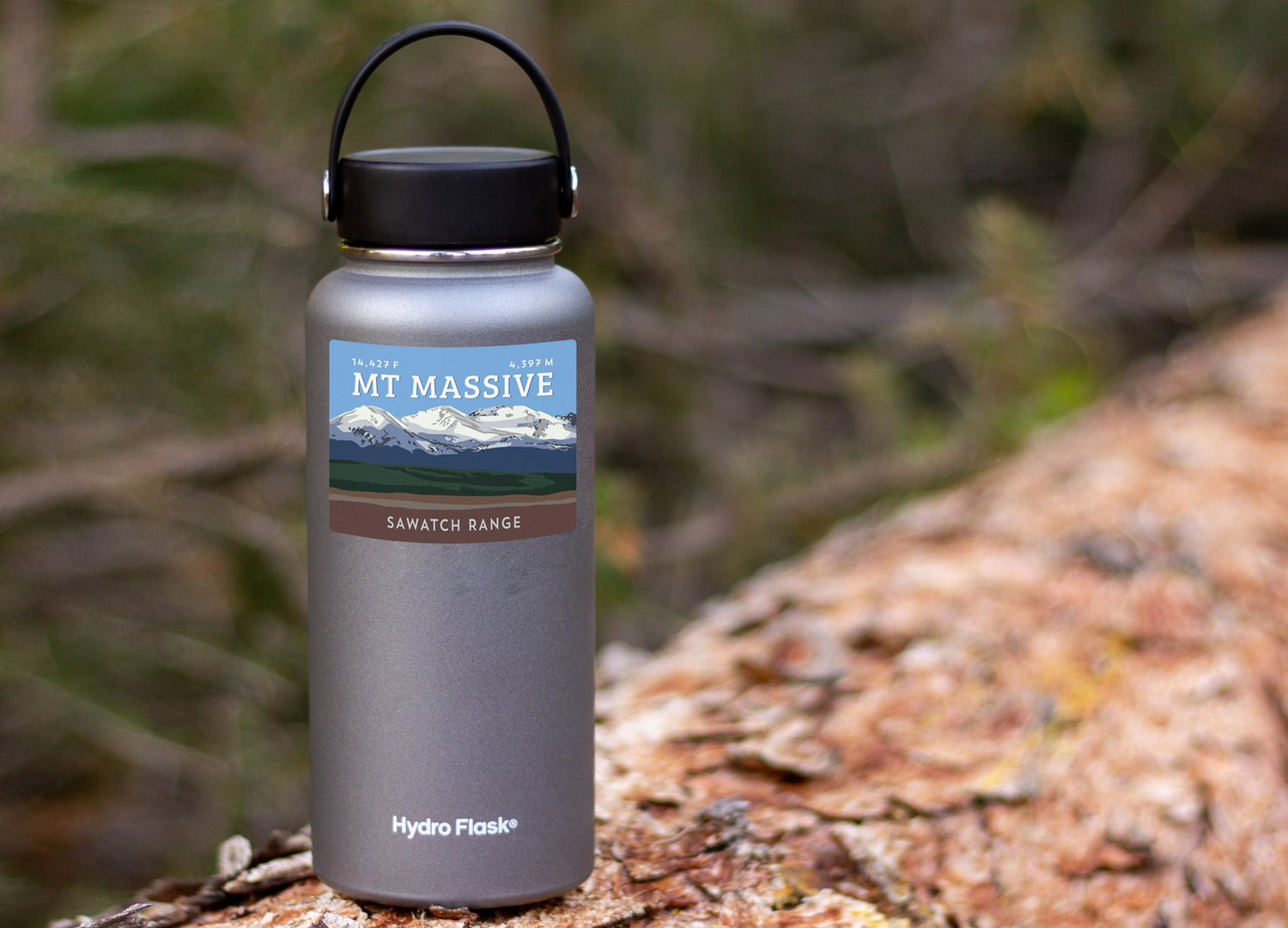 Mount Massive Colorado 14er Sticker