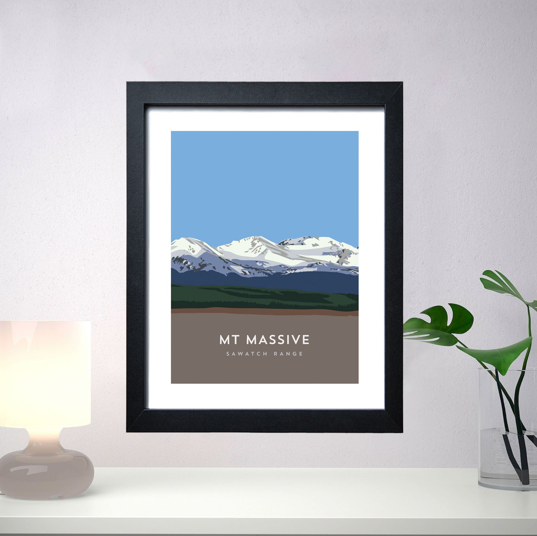 Mount Massive Colorado 14er Print