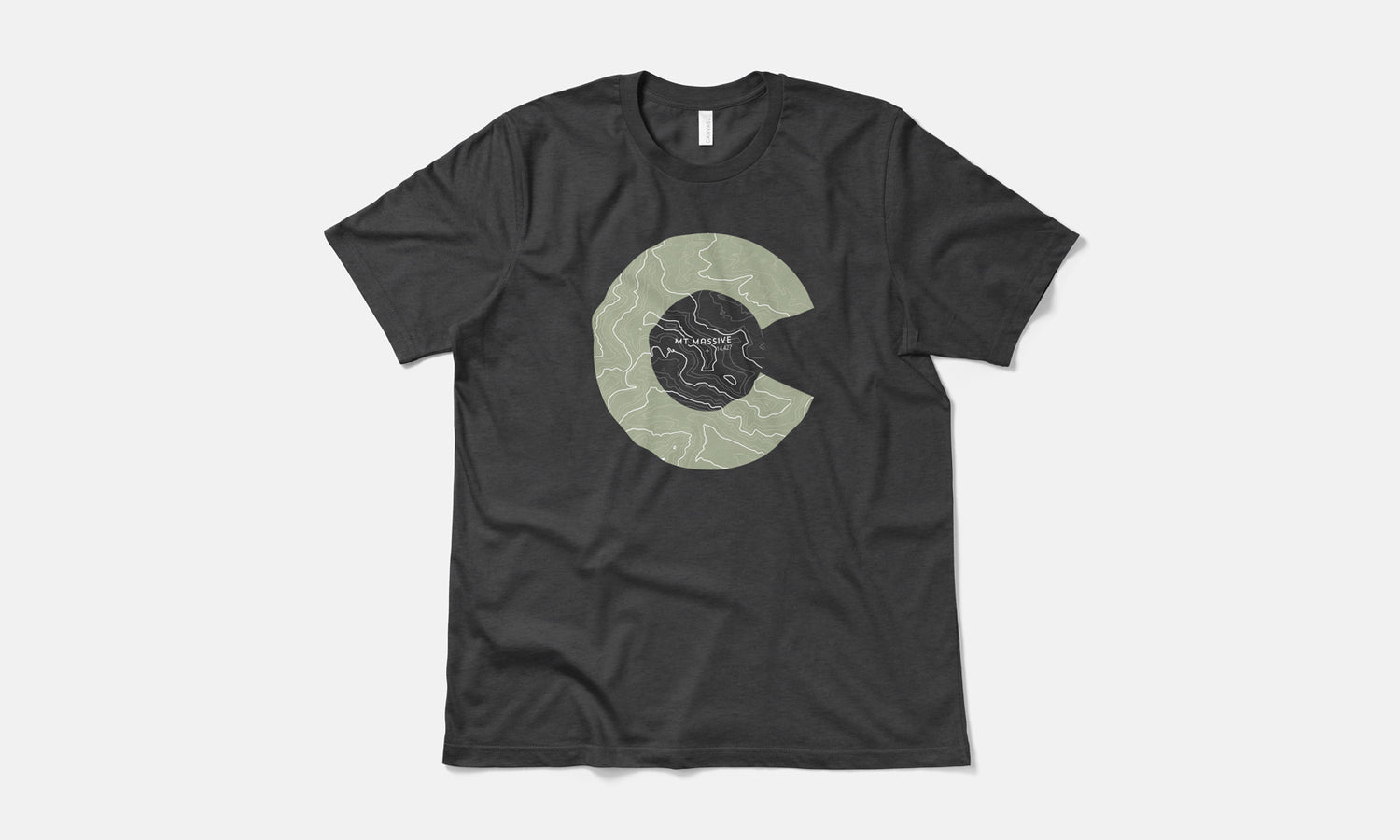 Mount Massive Topo 14er Shirt