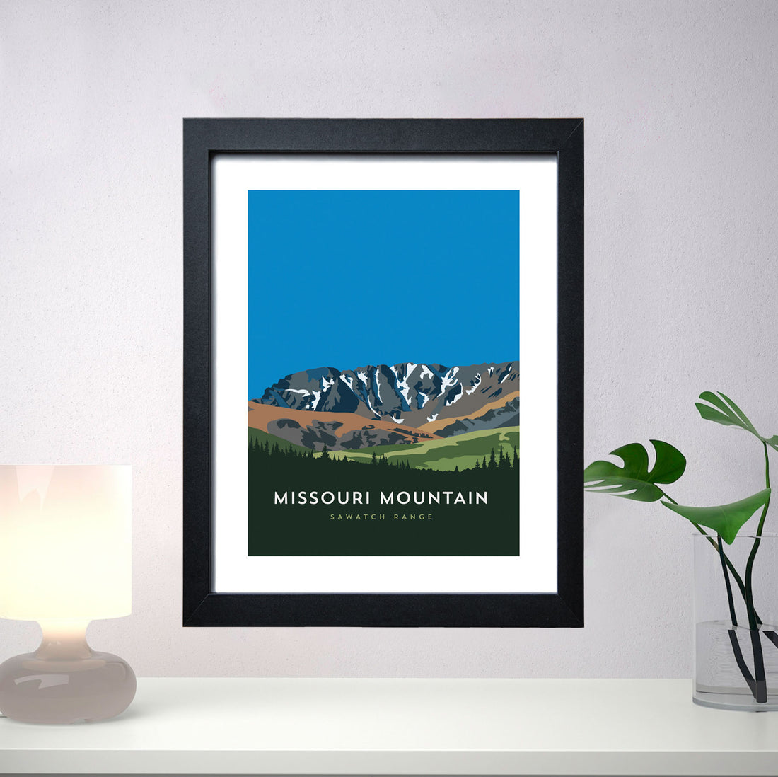 Missouri Mountain Colorado 14er Framed Poster