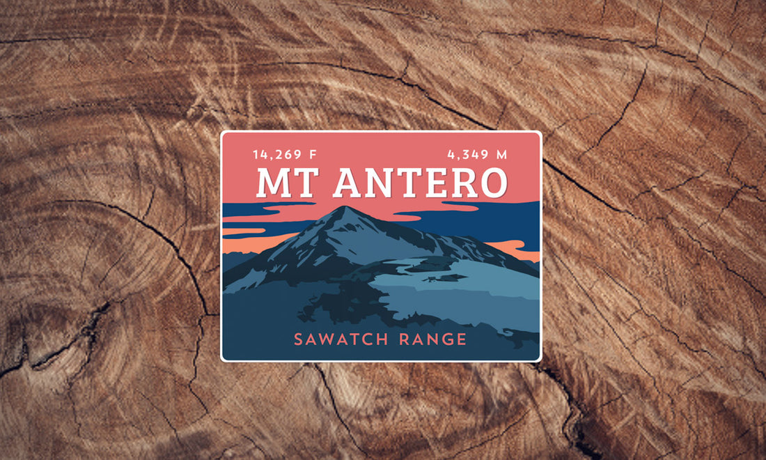 Mount Antero Colorado 14er Sticker