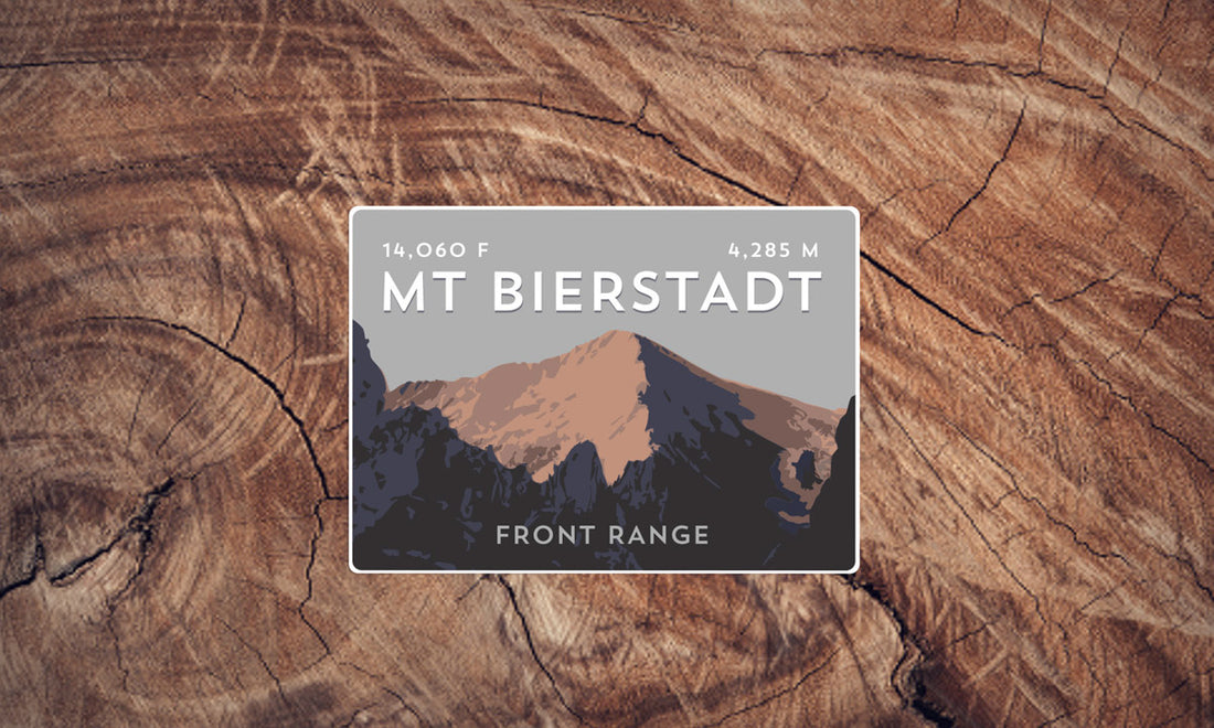 Mount Bierstadt Colorado 14er Sticker