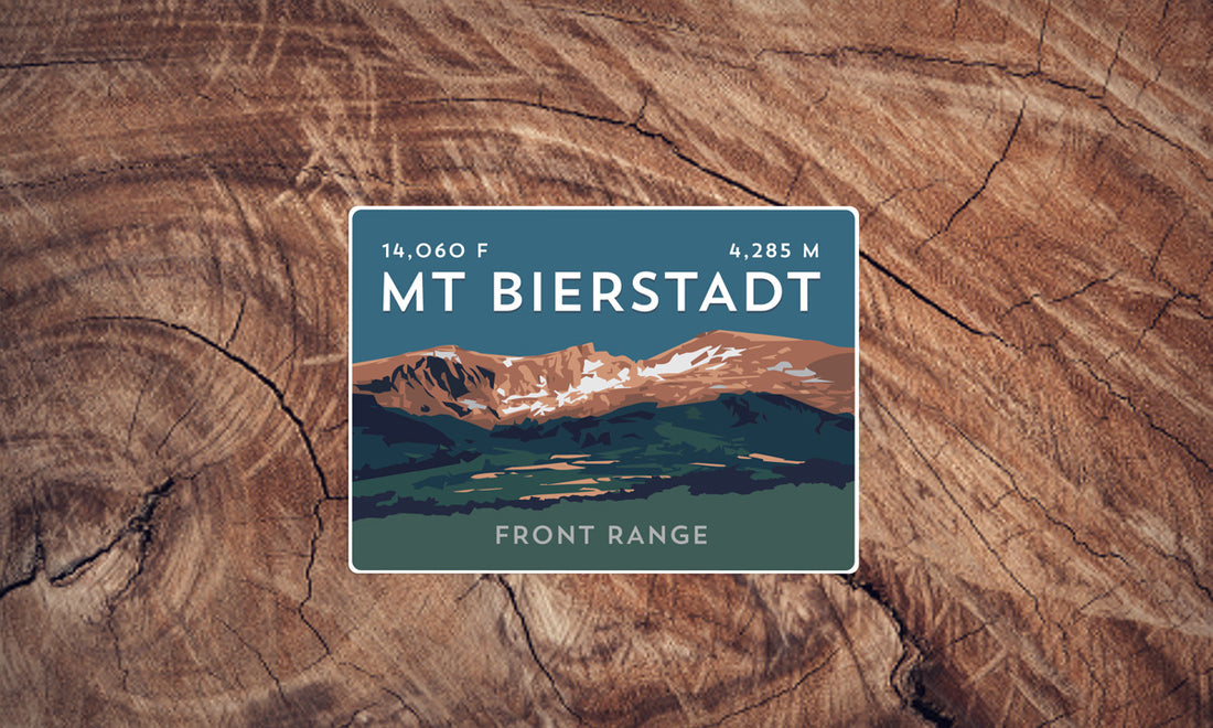 Mount Bierstadt Colorado 14er Sticker