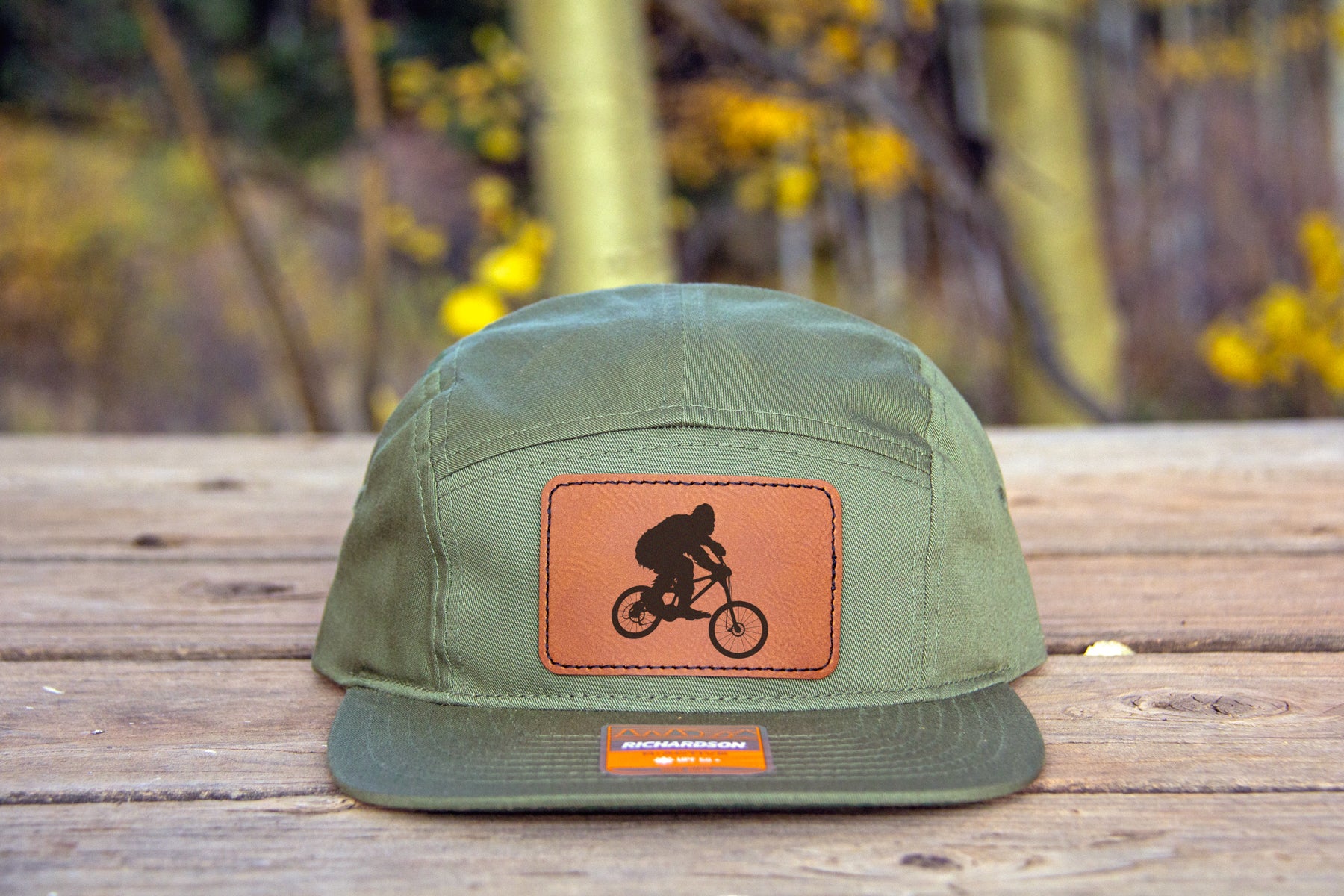 Sasquatch Mountain Bike Camper Hat 5 Panel