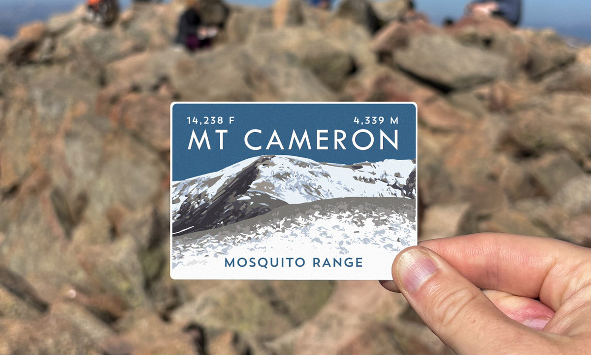 Mount Cameron Colorado 14er Sticker