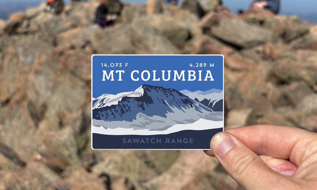 Mount Columbia Colorado 14er Sticker