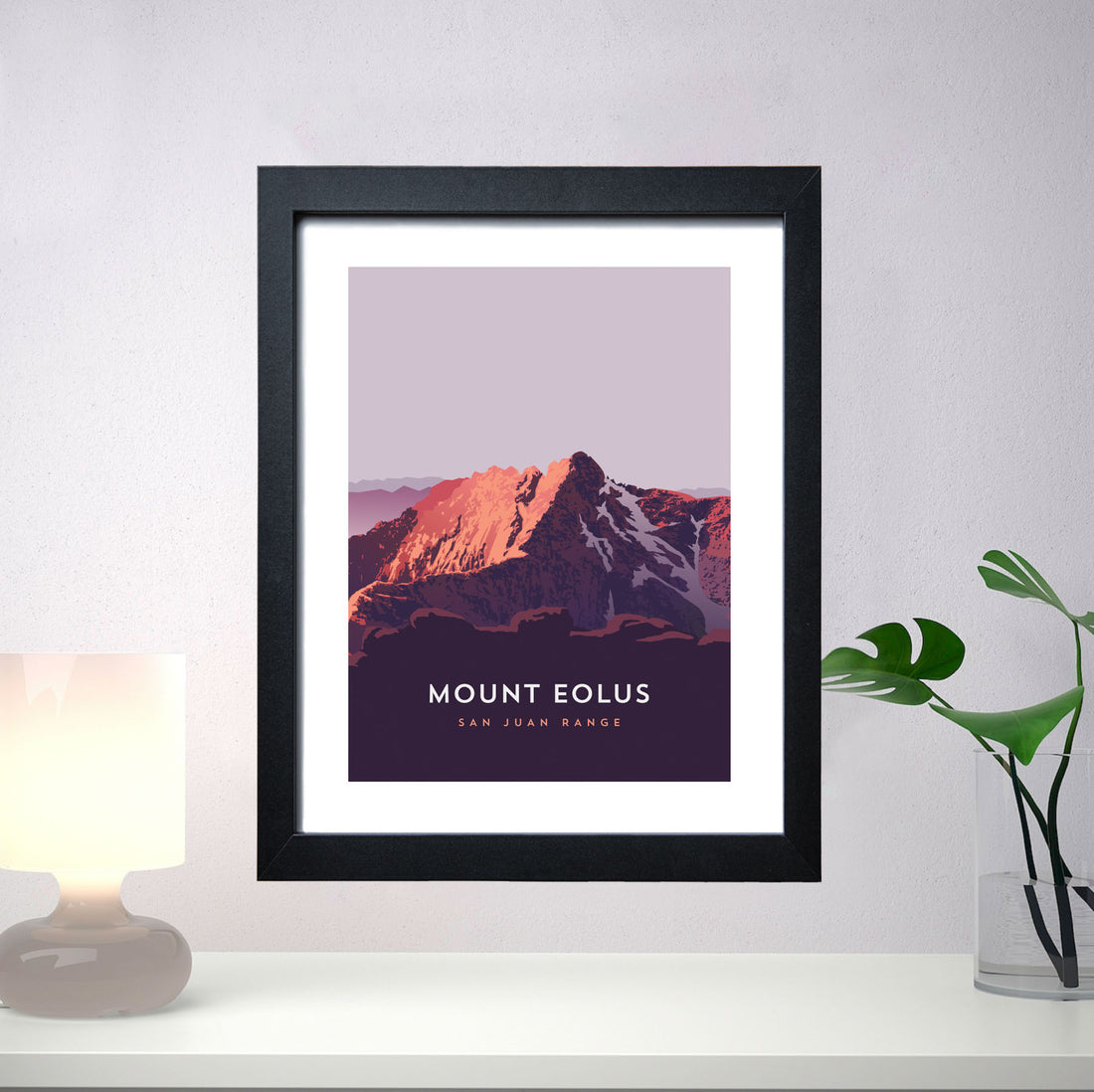 Mount Eolus Colorado 14er Framed Poster