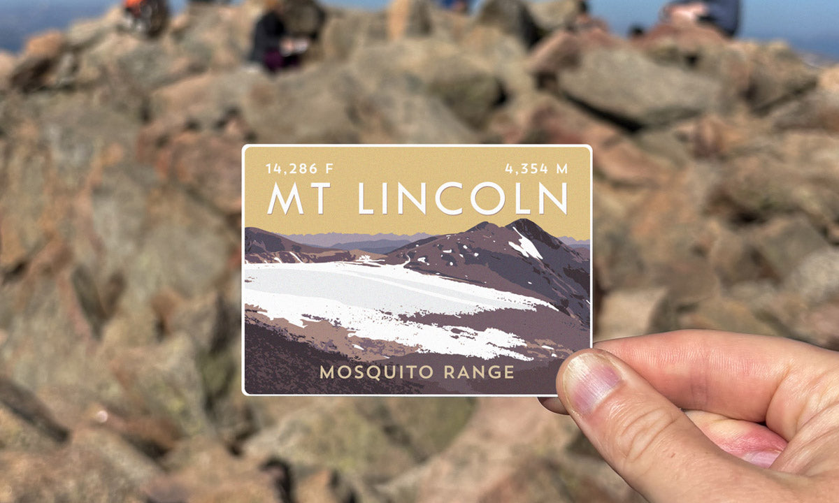 Mount Lincoln Colorado 14er Sticker