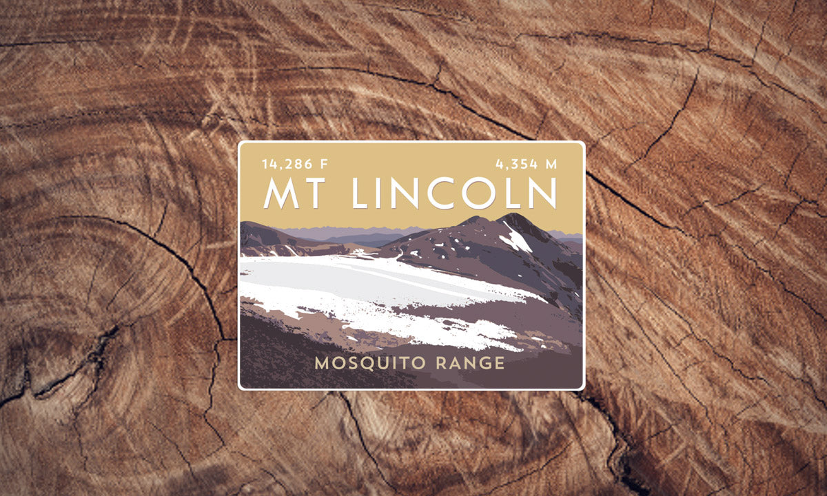 Mount Lincoln Colorado 14er Sticker