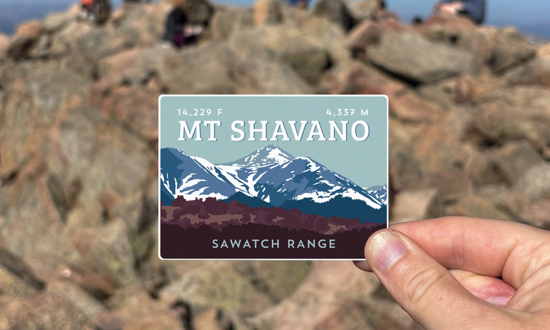 Mount Shavano Colorado 14er Sticker