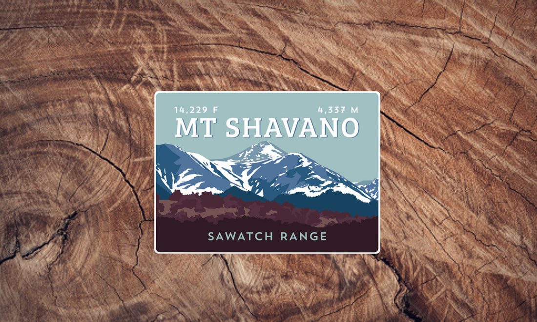 Mount Shavano Colorado 14er Sticker