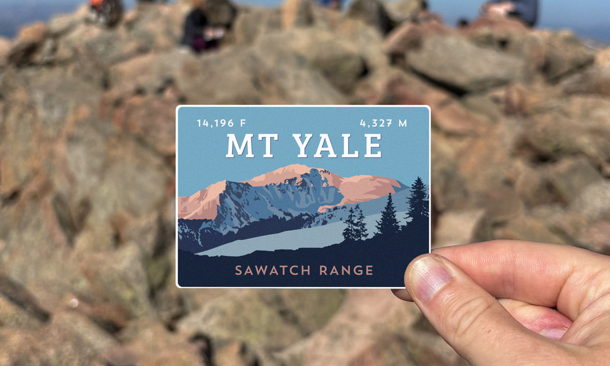 Mount Yale Colorado 14er Sticker