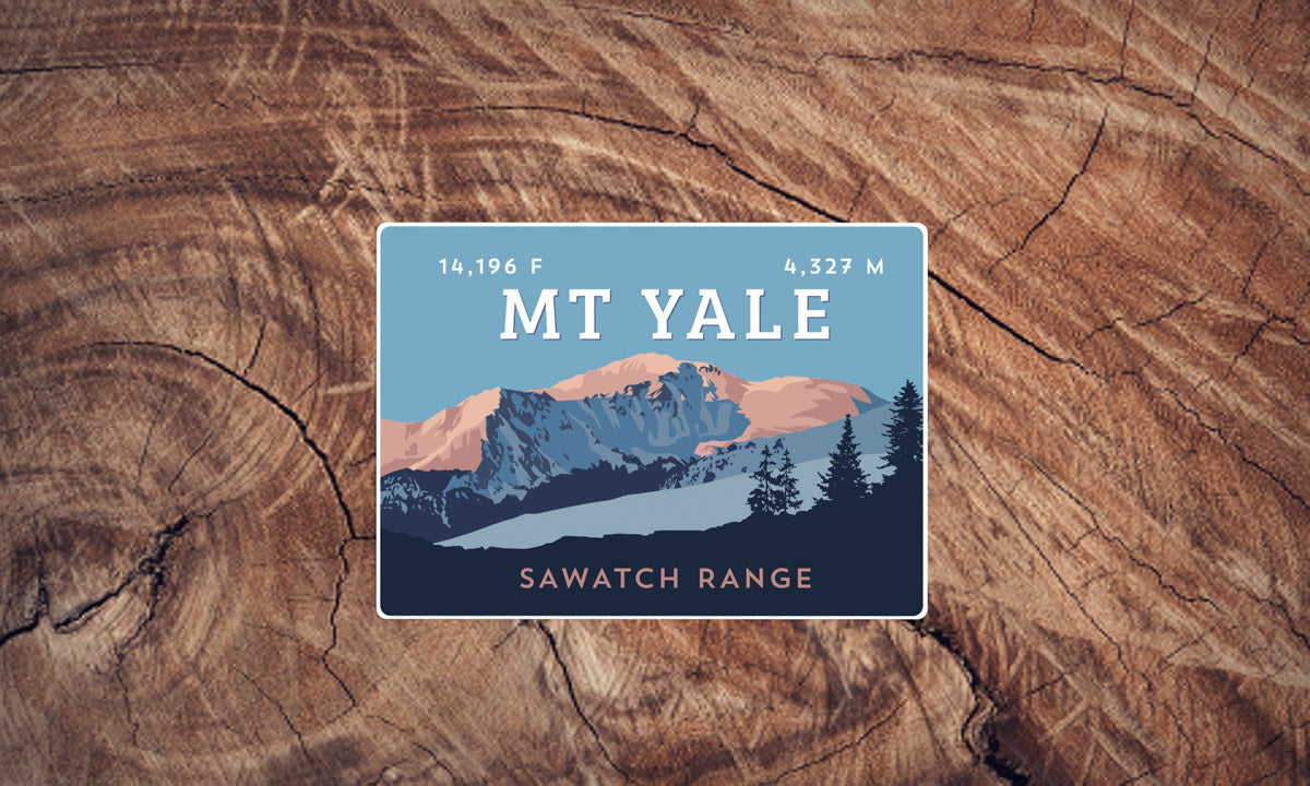 Mount Yale Colorado 14er Sticker